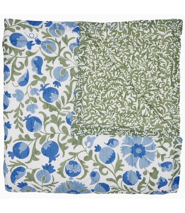 John Robshaw Aadav Sage Quilt