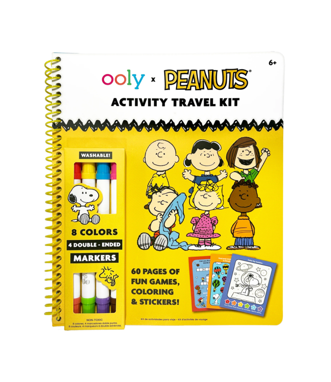 Peanuts Activity Travel Kit & Double-Ended Markers