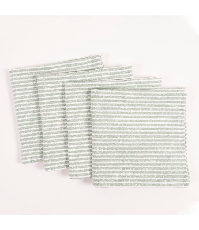 Kaf Home Monaco Slubbed Cotton Dinner Napkins - Set of 4