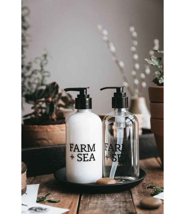 Farm + Sea Body Lotion - Glass Pump Bottle