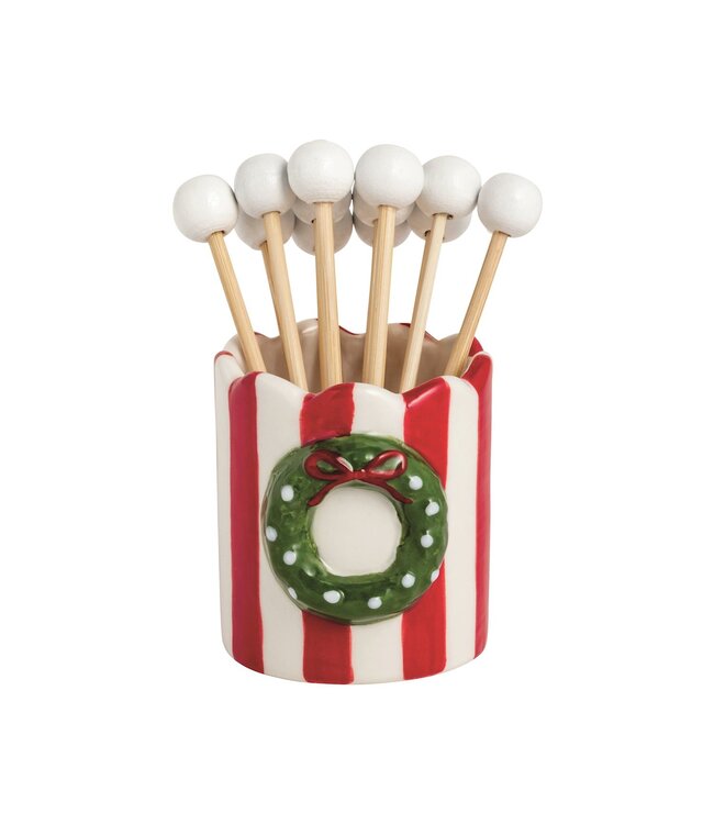 Mudpie Bagged Toothpick Holder