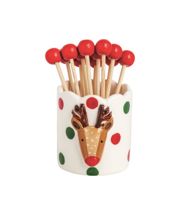 Mudpie Bagged Toothpick Holder