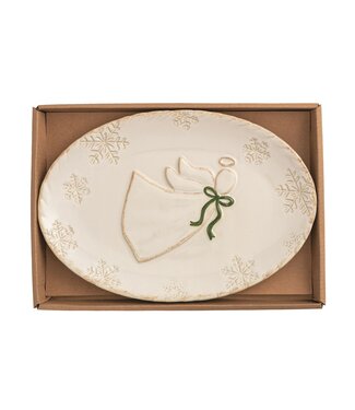 Mudpie Angel Sentiment Plate