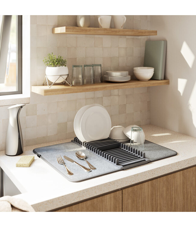 Umbra - UDry Dish Drying Rack with Mat