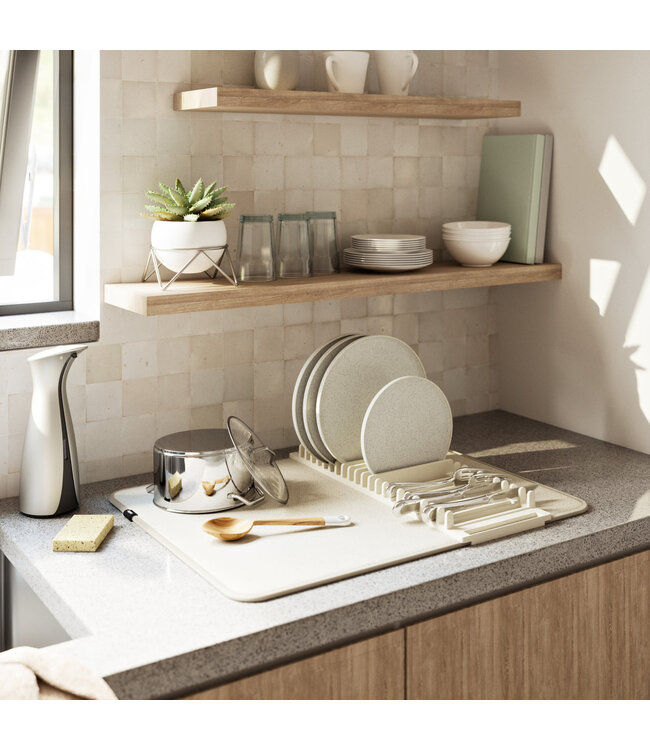 Umbra - UDry Dish Drying Rack with Mat