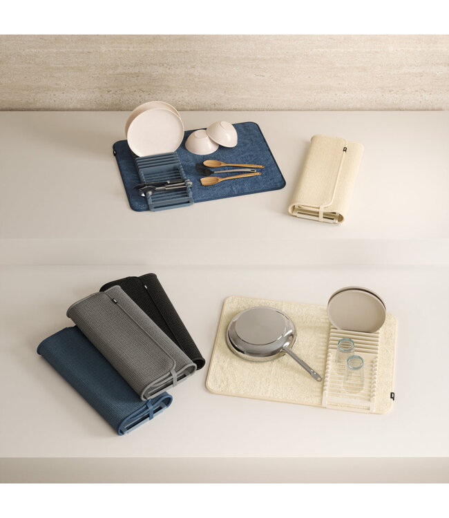 Umbra - UDry Dish Drying Rack with Mat