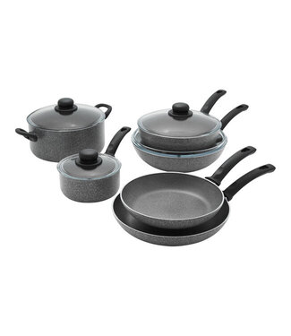 Zwilling BALLARINI Asti by HENCKELS 10-pc Aluminum Nonstick Cookware Set