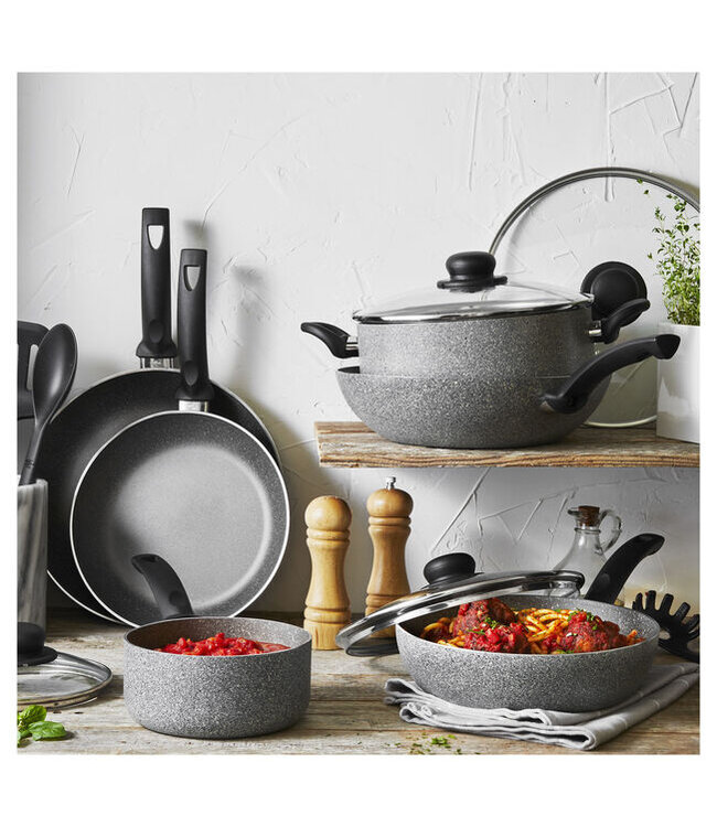 Zwilling BALLARINI Asti by HENCKELS 10-pc Aluminum Nonstick Cookware Set