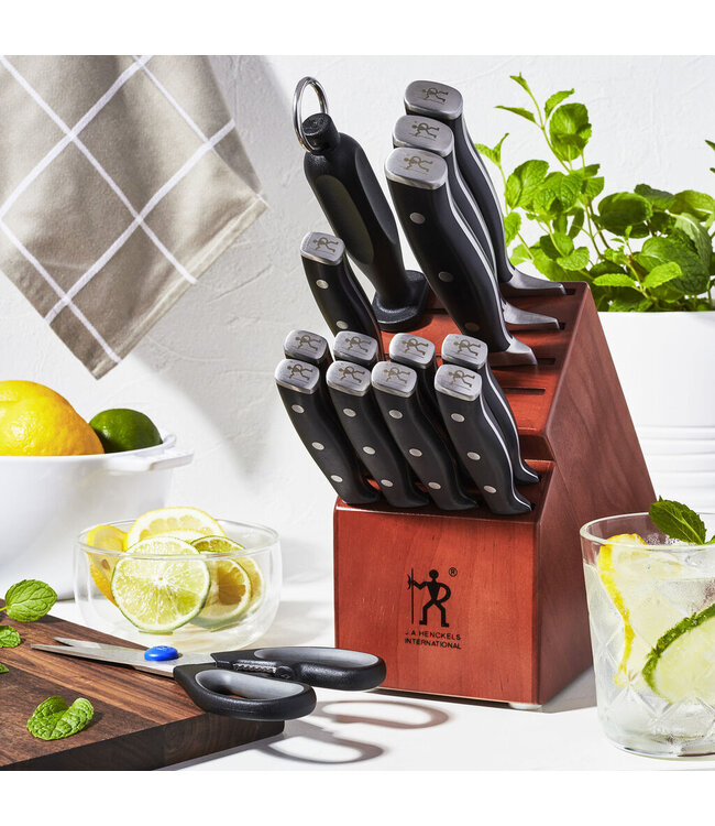 Zwilling Henckels Forged Accent 15-pc Knife Block Set