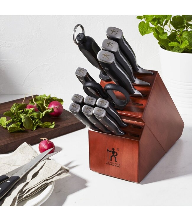 Zwilling Henckels Forged Accent 15-pc Knife Block Set