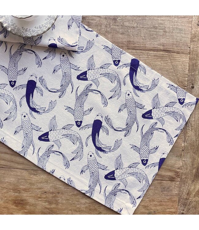 Mahogany Fish Pond Placemat - Set of 4