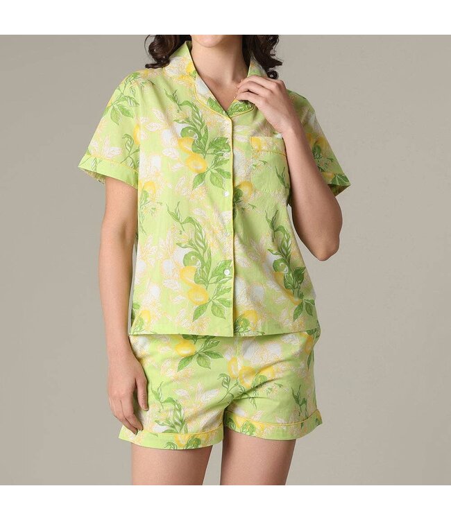 Mahogany Sorrento Green Shorts PJ Set