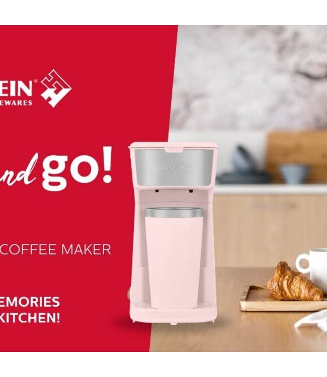 Personal Coffee Maker w/ Travel Mug - Pink