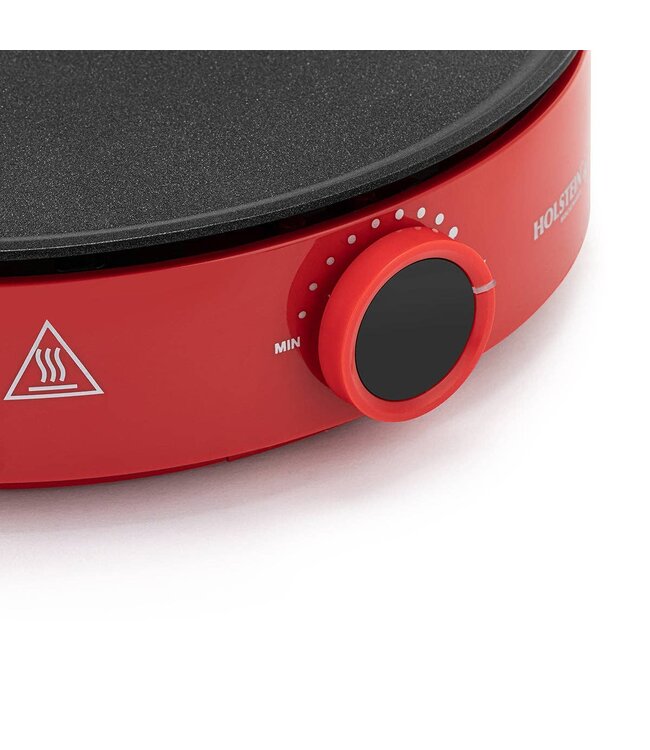 12 inch Red Griddle and Crepe Maker