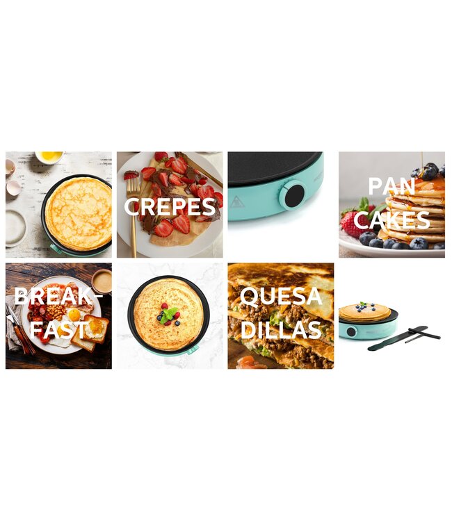 12 inch Red Griddle and Crepe Maker