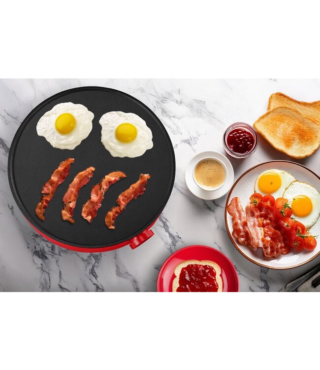 12 inch Red Griddle and Crepe Maker