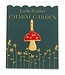 Lucky Feather Garden Charms - Gold Mushroom