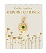 Lucky Feather Garden Charms - Birthstones