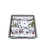 White Snowflake Beaded Napkin Box