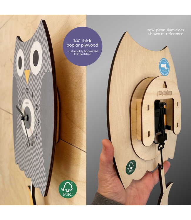 Popclox Pendulum Clock - Sports