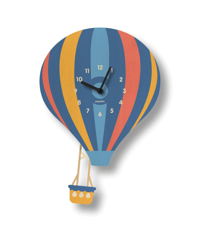 Popclox Pendulum Clock - Vehicles