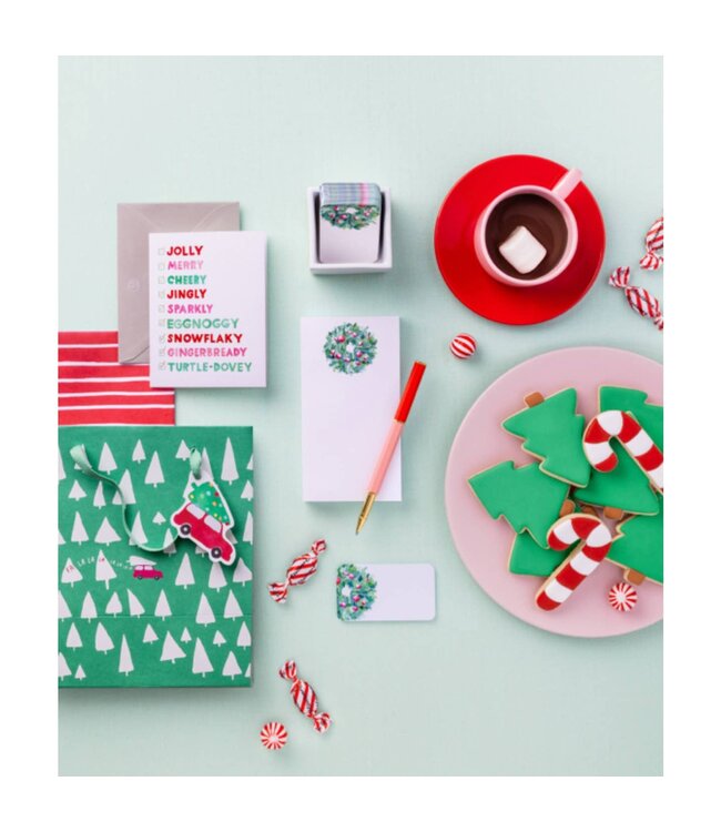 E. Frances Red and White Stripe Tissue Paper