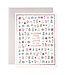 E. Francis Merry Motif Holiday Greeting Card