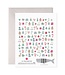 E. Francis Merry Motif Holiday Greeting Card
