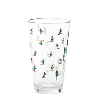 Happy Place Skiers Pint Glass