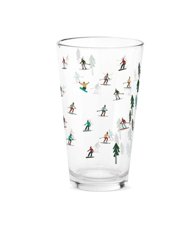 Happy Place Skiers Pint Glass