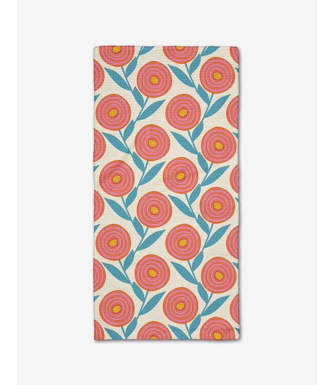 Geometry Bar Towel - Happy Ranunculus