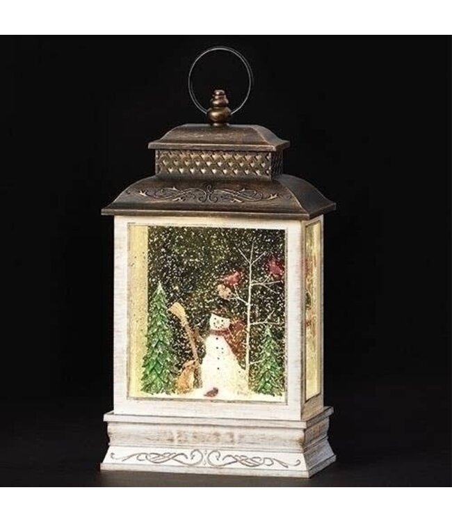 Lighted Swirl Lantern