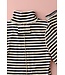 Striped Turtleneck Knit Top