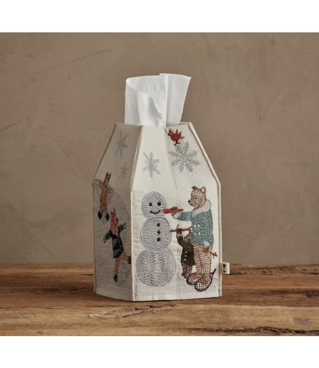 Coral & Tusk Tissue Box Cover