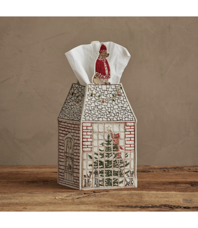 Coral & Tusk Tissue Box Cover