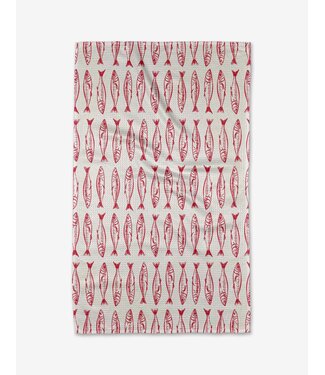 Geometry Tea Towel - Sardine Stripe