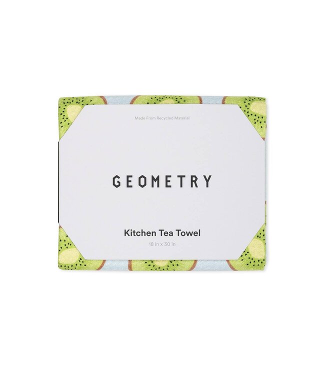 Geometry Tea Towel - Sweet Kiwi