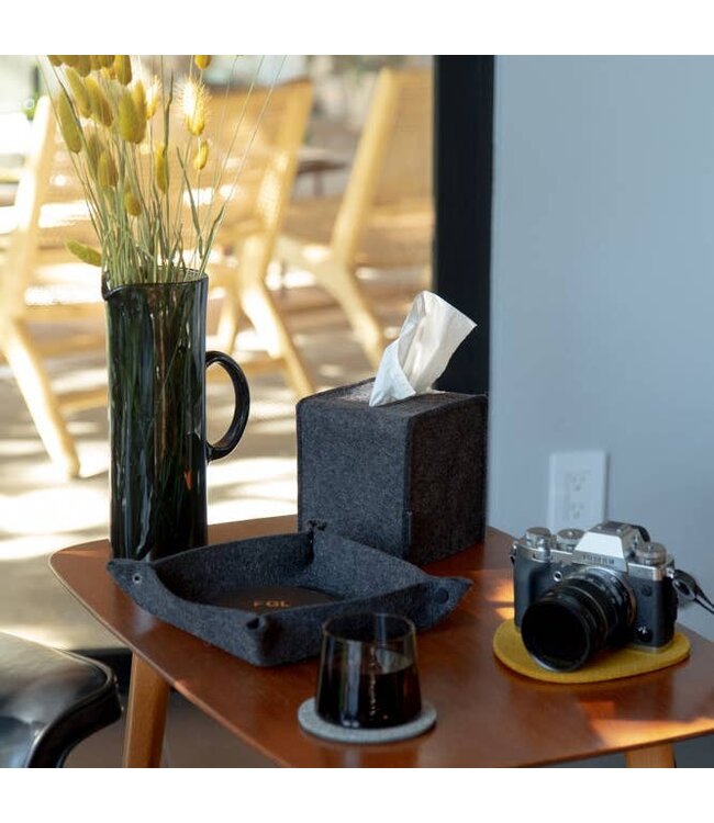 Merino Wool Felt Tissue Box Cover