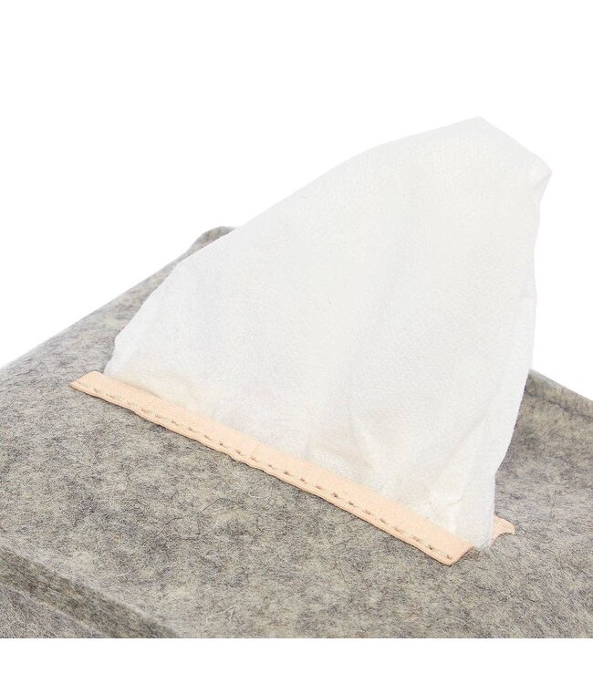 Merino Wool Felt Tissue Box Cover