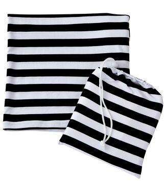 Multi-Purpose Cover - Black White Stripe