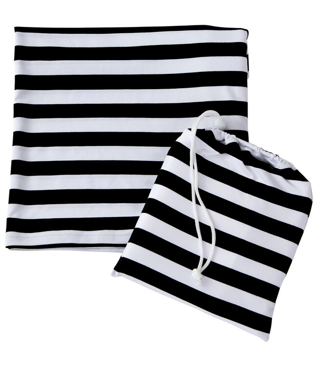 Multi-Purpose Cover - Black White Stripe