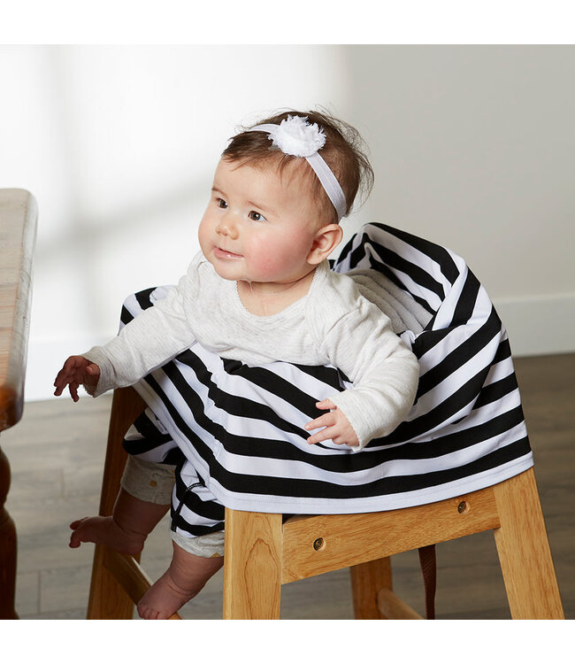 Multi-Purpose Cover - Black White Stripe