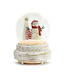 Musical Textured Snowman Snow Globe - 4x6in