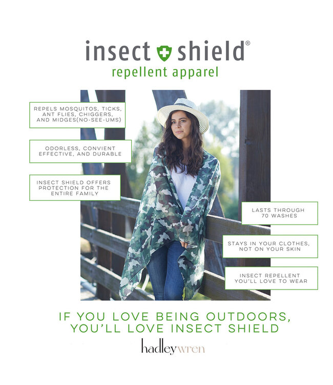 Tiny Stripe Insect Shield Scarf