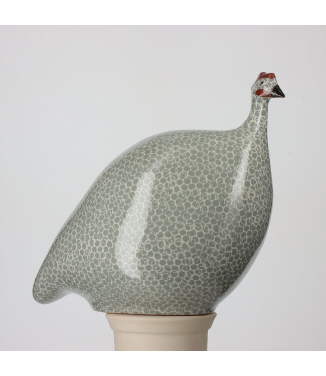 Les Ceramiques De Lussan Speckled Guinea Fowl - LARGE