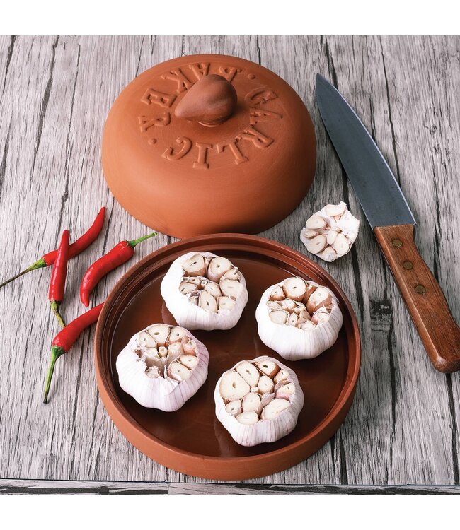 Garlic Baker, Terra Cotta, 7"