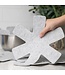 Pots and Pans Protectors For Stacking, Set of 5 - Grey