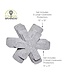 Pots and Pans Protectors For Stacking, Set of 5 - Grey