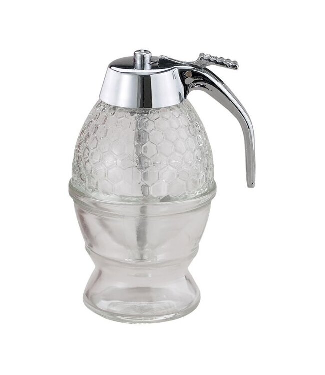 HIC Harold Import Company Mrs. Anderson's Baking Syrup Dispenser, Glass, 8oz