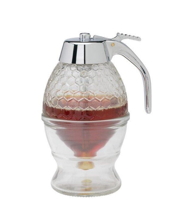 HIC Harold Import Company Mrs. Anderson's Baking Syrup Dispenser, Glass, 8oz